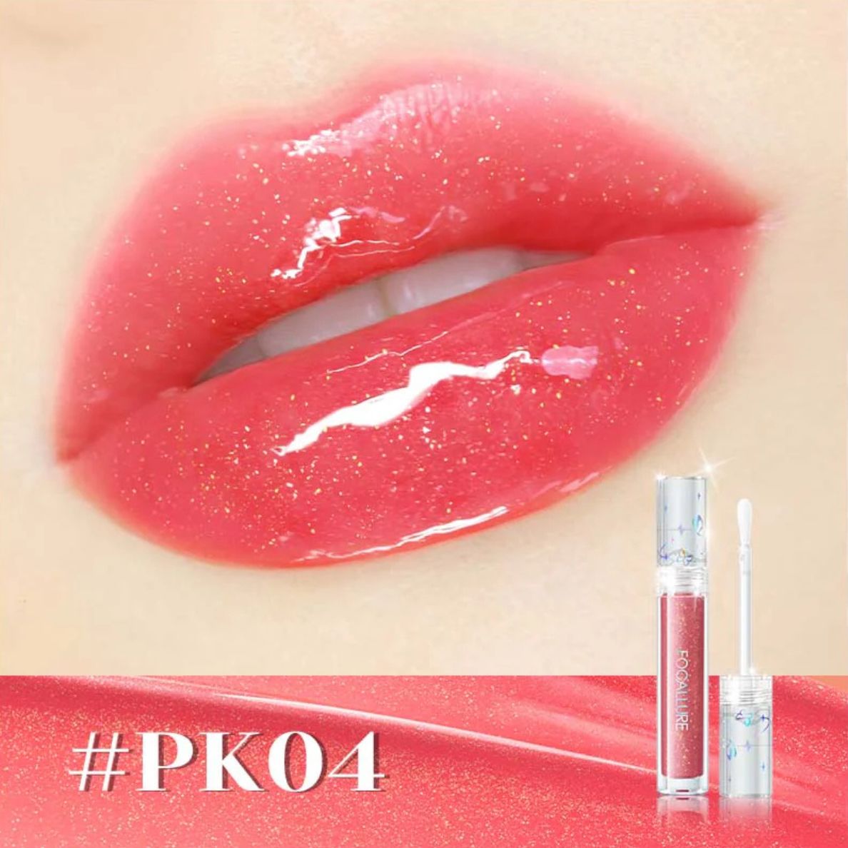 Focallure, Watery Glow Lip gloss,  3 Glossy Styles