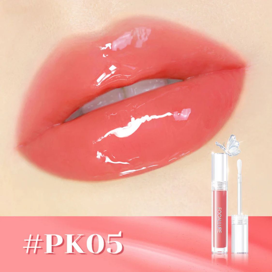 Focallure, Watery Glow Lip gloss,  3 Glossy Styles