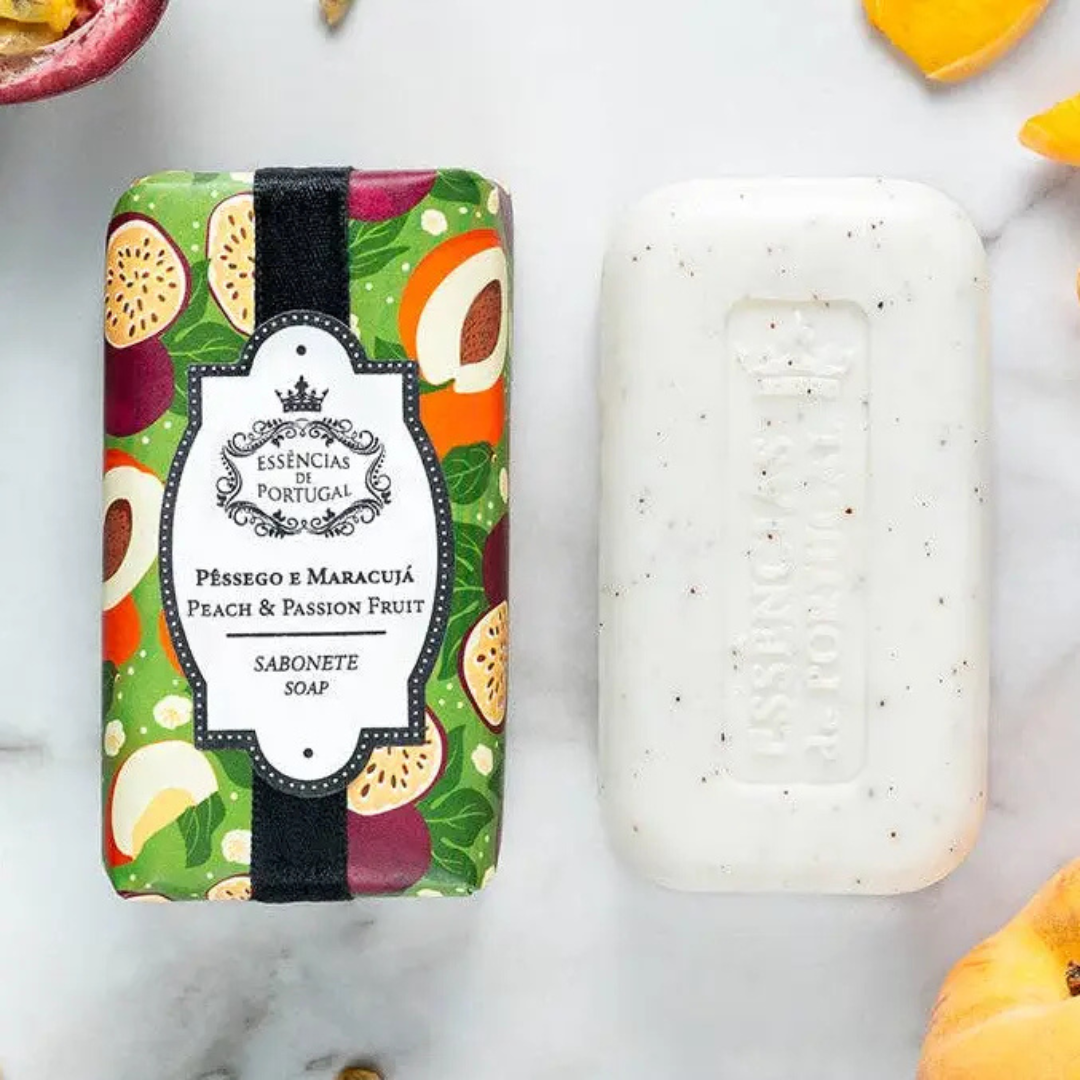 Essencias De Portugal, Peach & Passion Care Set, Soap & Hand Cream Duo