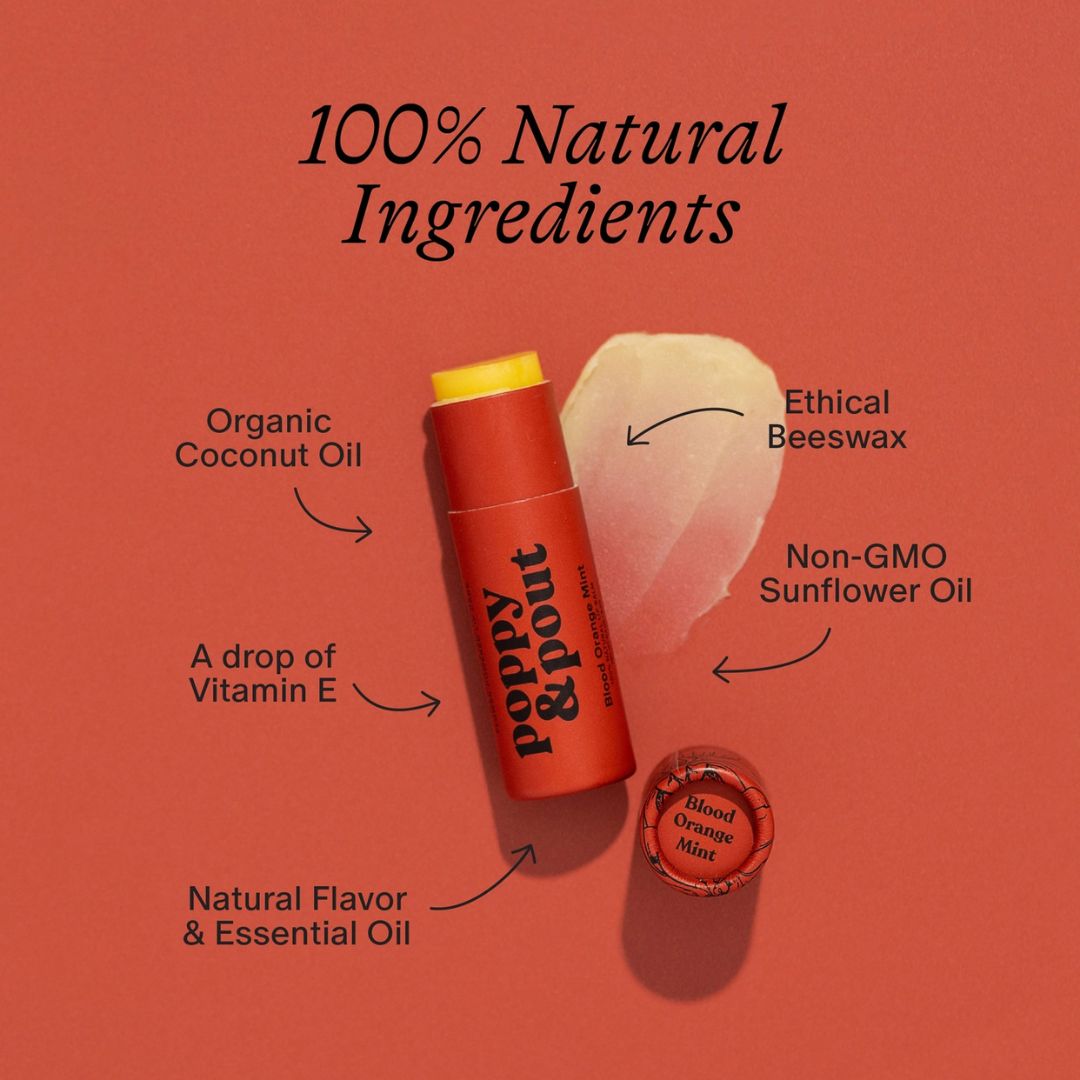 Poppy & Pout, Lip Care Duo, Blood Orange Mint