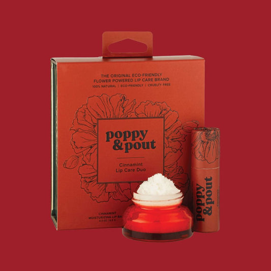 Poppy & Pout, Lip Care Duo, Cinnamint