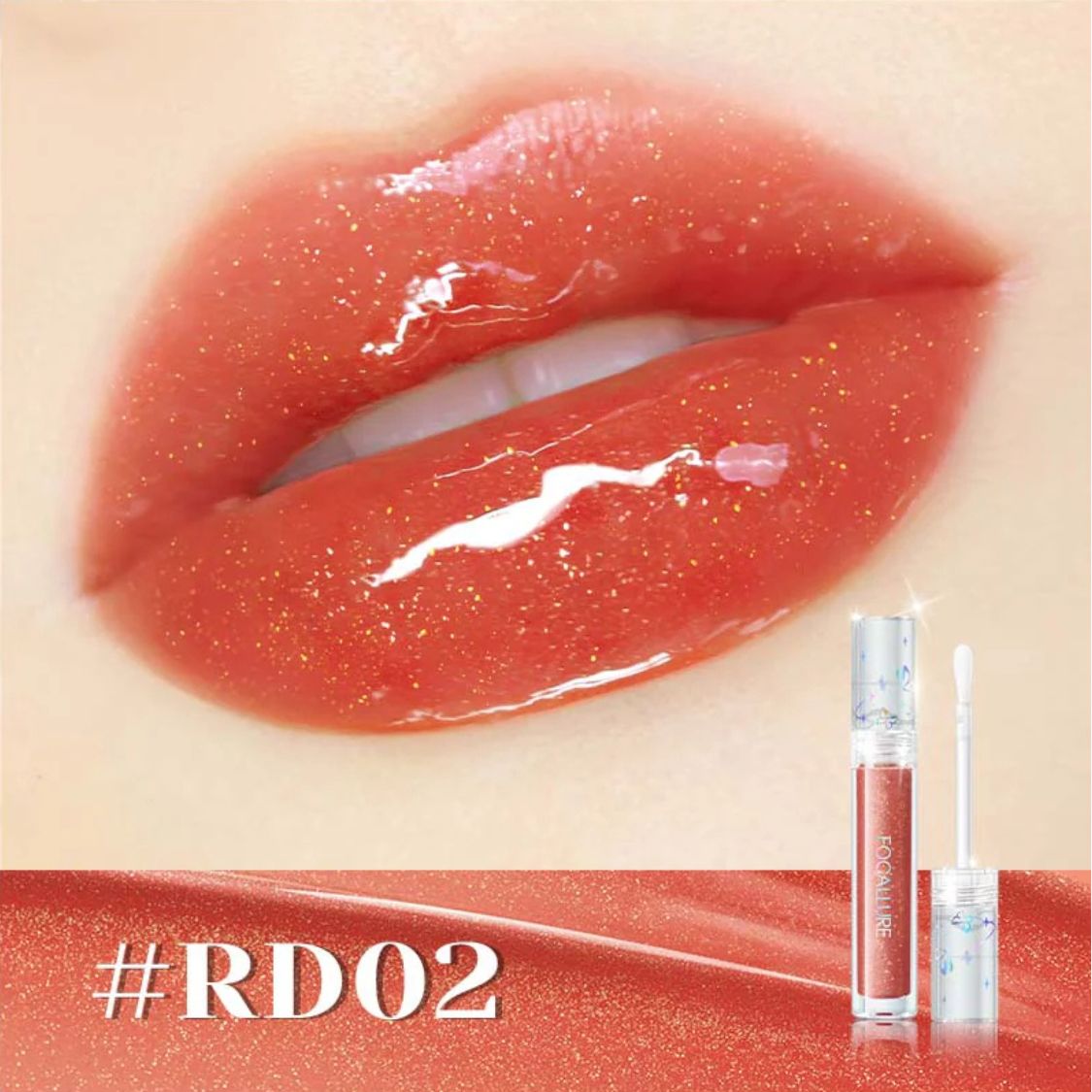 Focallure, Watery Glow Lip gloss,  3 Glossy Styles