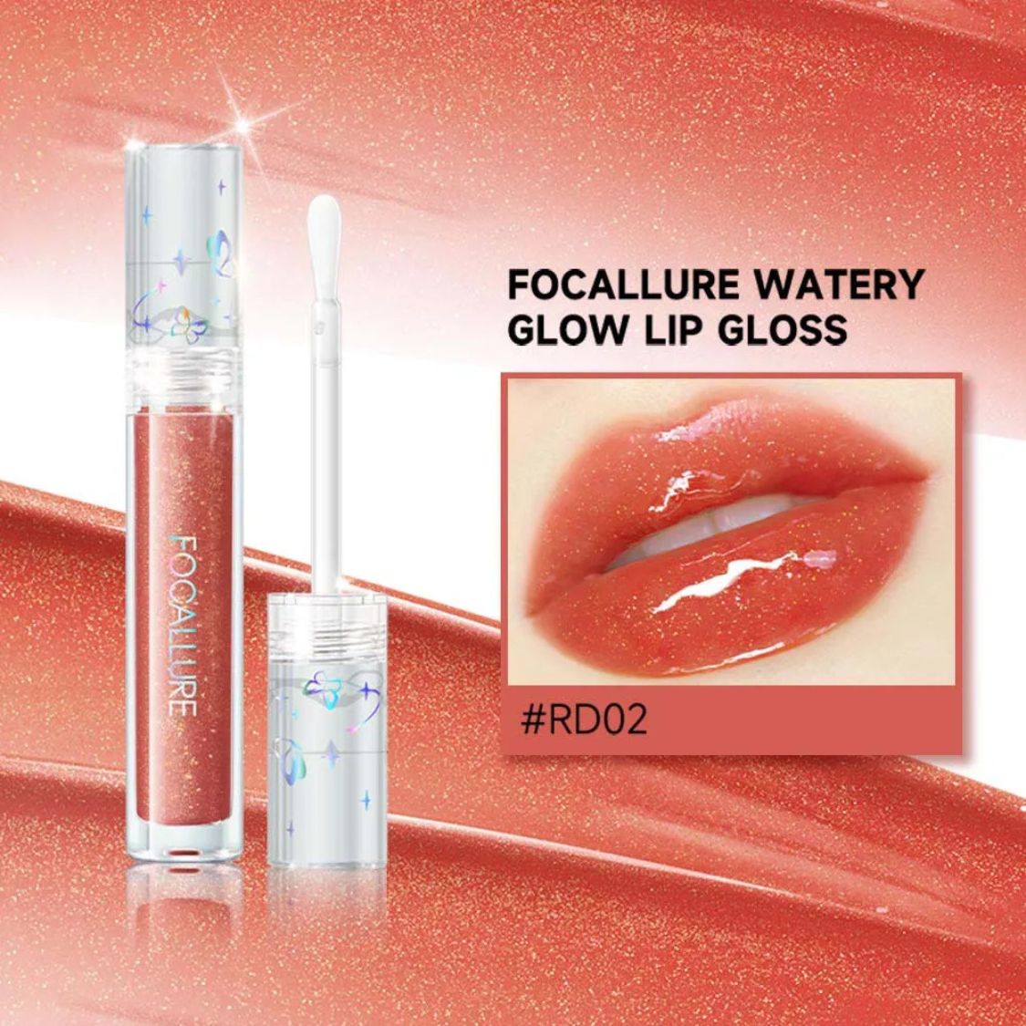 Focallure, Watery Glow Lip gloss,  3 Glossy Styles