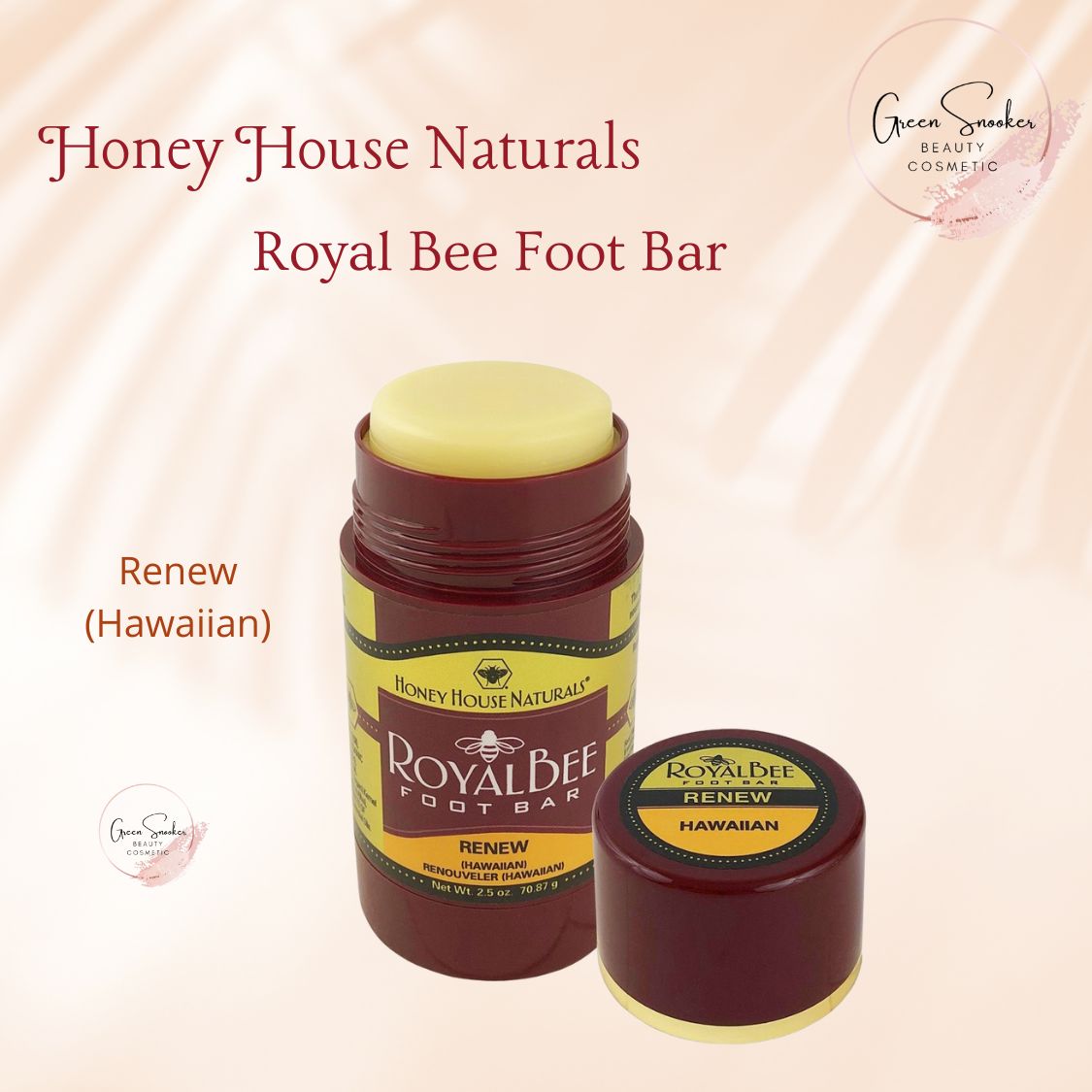 Honey House Naturals, Royal Bee Foot Bar