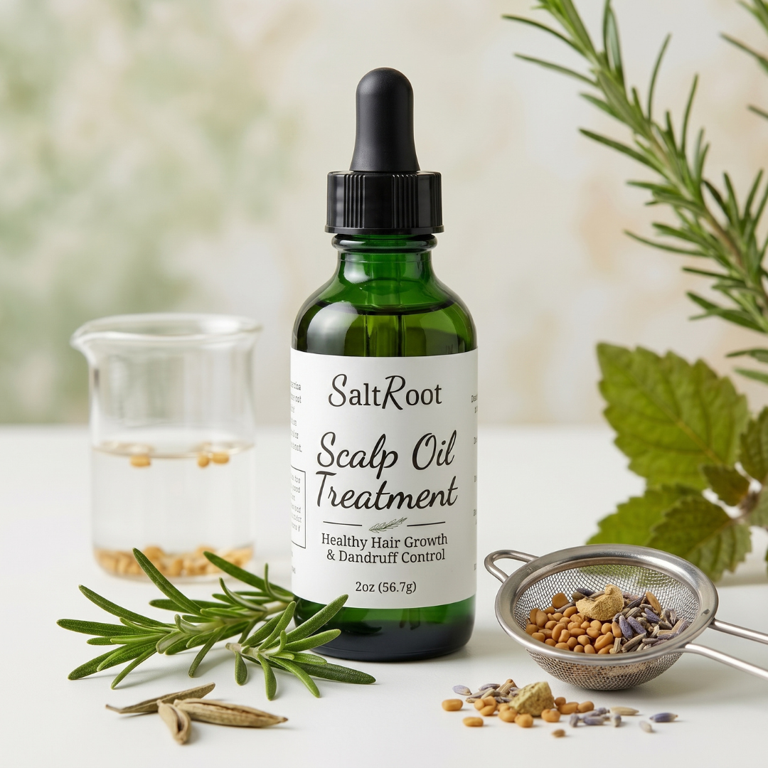 Saltroot Apothecary, Herbal Hair Growth Treatment Oil