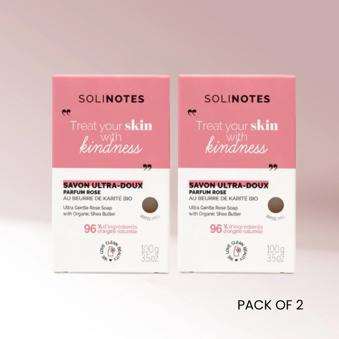 Solinotes, Soap Bar 3.5 Oz. Vegan,Pack of 2, Made in France