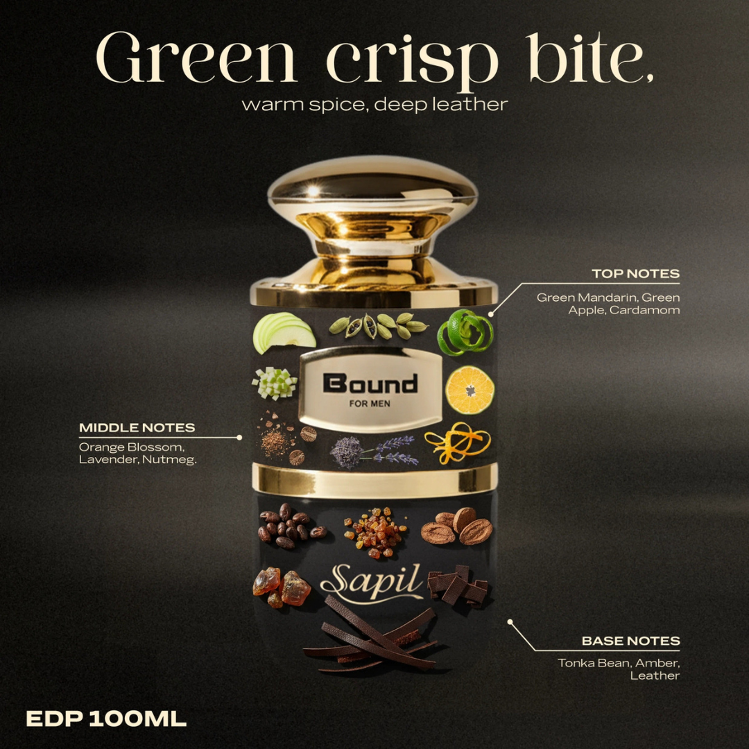 Sapil Bound Eau De Parfum Luxury Scent For Men 100ml (Copy)