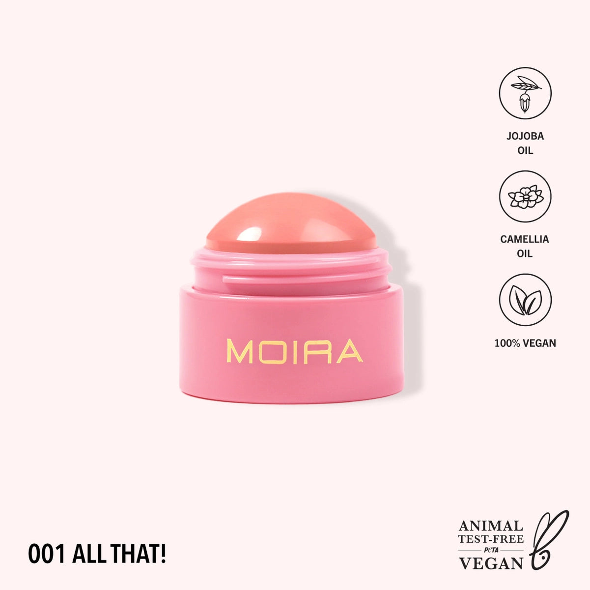 Moira,Soft Blush Balm, Vegan