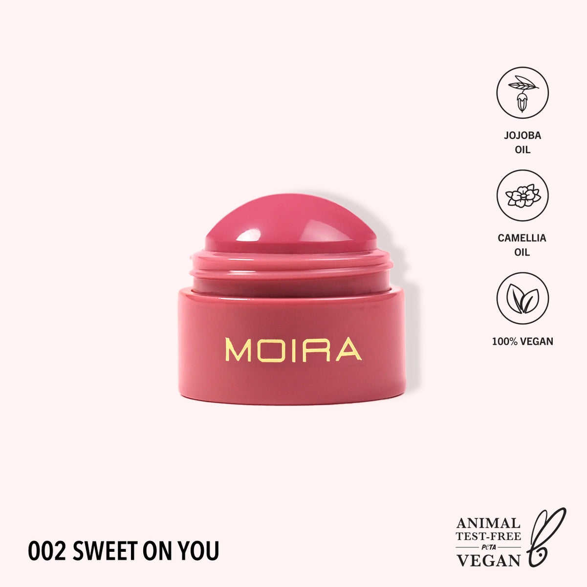 Moira,Soft Blush Balm, Vegan