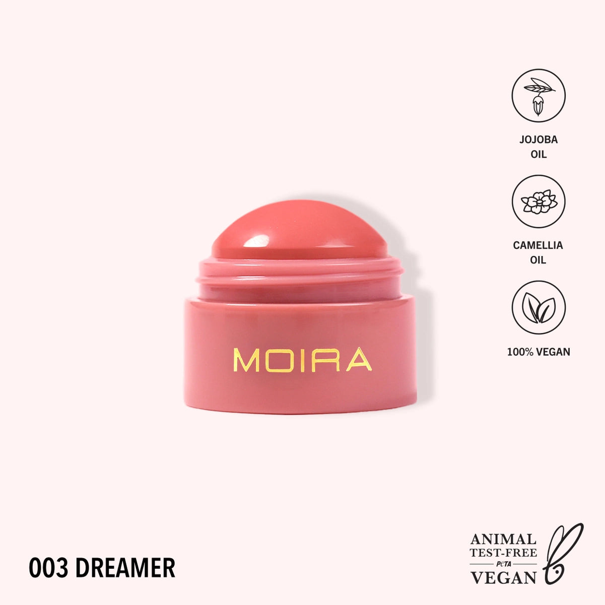 Moira,Soft Blush Balm, Vegan