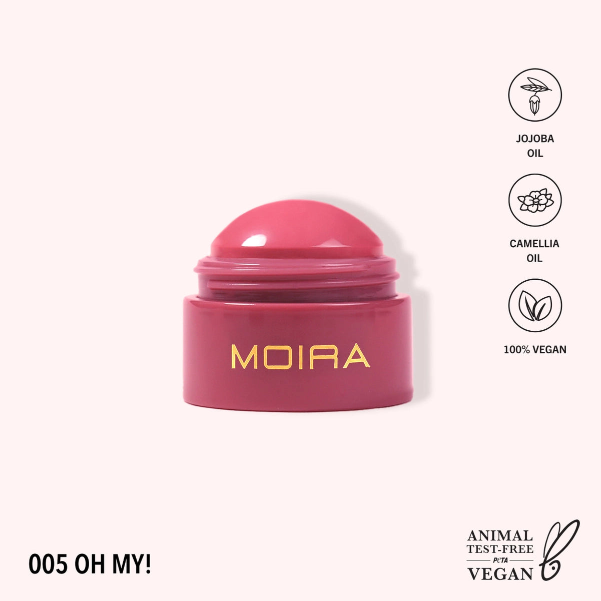 Moira,Soft Blush Balm, Vegan