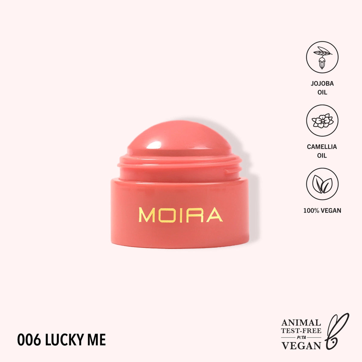 Moira,Soft Blush Balm, Vegan
