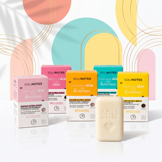 Solinotes, Soap Bar 3.5 Oz. Vegan,Pack of 2, Made in France