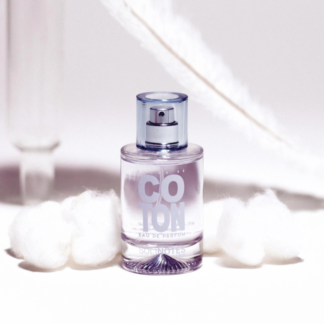 Solinotes, Cotton Perfume   1.7 fl.oz, Clean Beauty, Vegan, Made in France