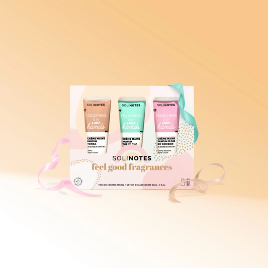 Solinotes, Hand Cream Trio Gift Set. Vegan, Made in France