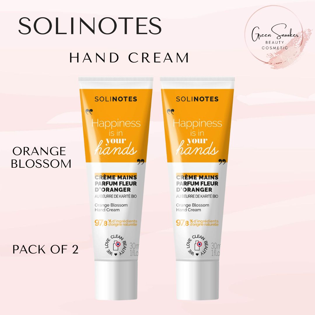 Solinotes, Hand Cream 1 fl.oz. Vegan, Pack of 2