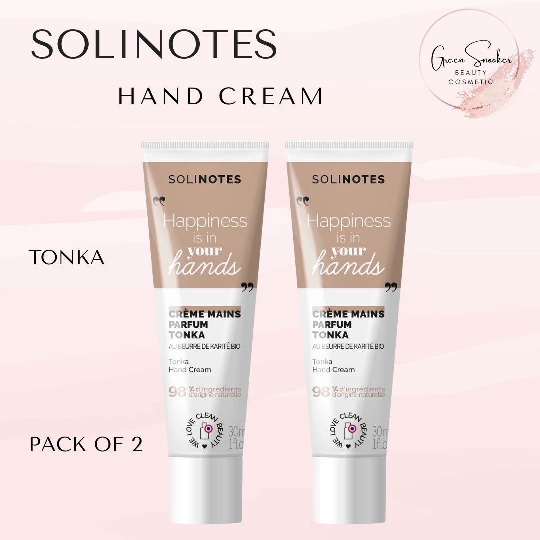 Solinotes, Hand Cream 1 fl.oz. Vegan, Pack of 2