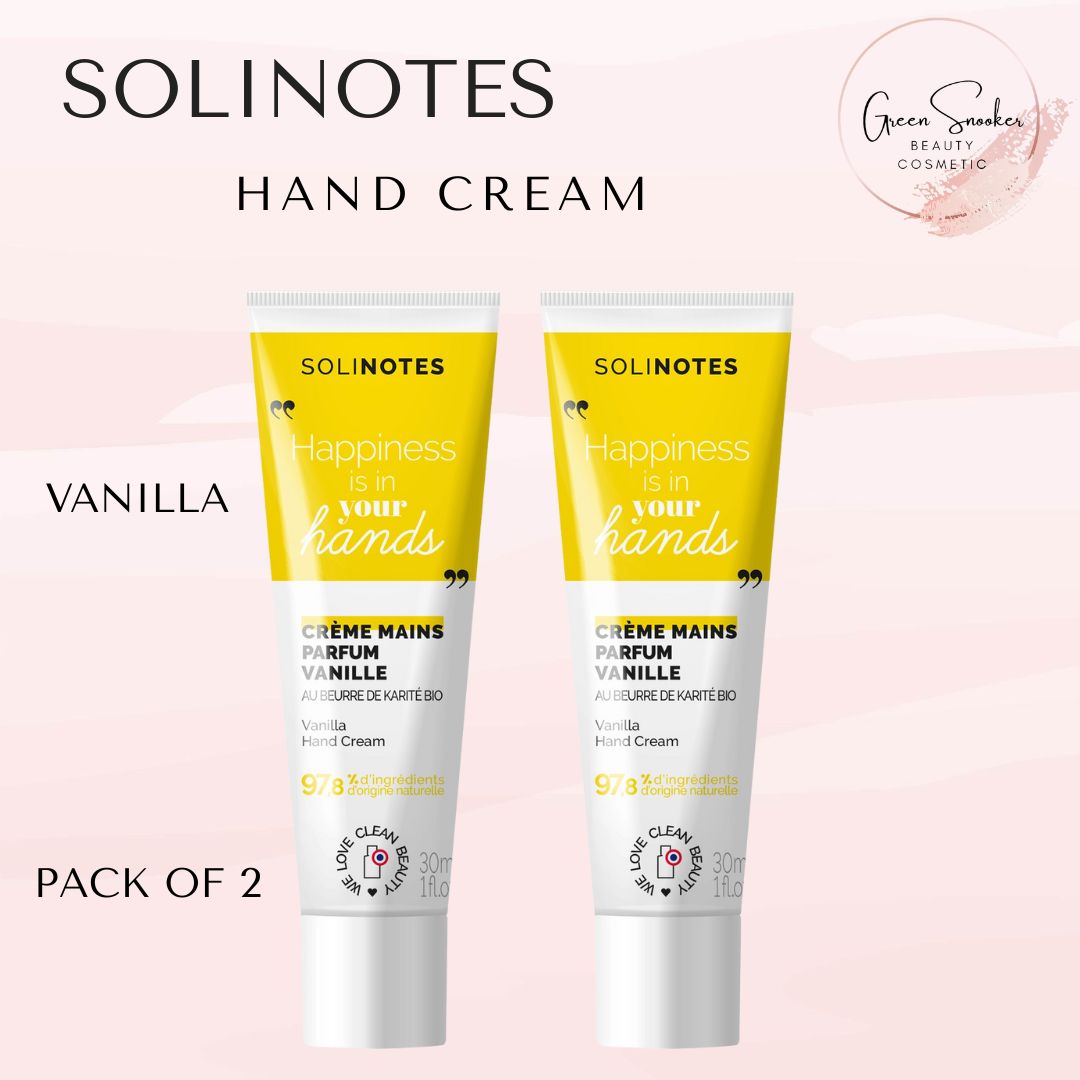 Solinotes, Hand Cream 1 fl.oz. Vegan, Pack of 2