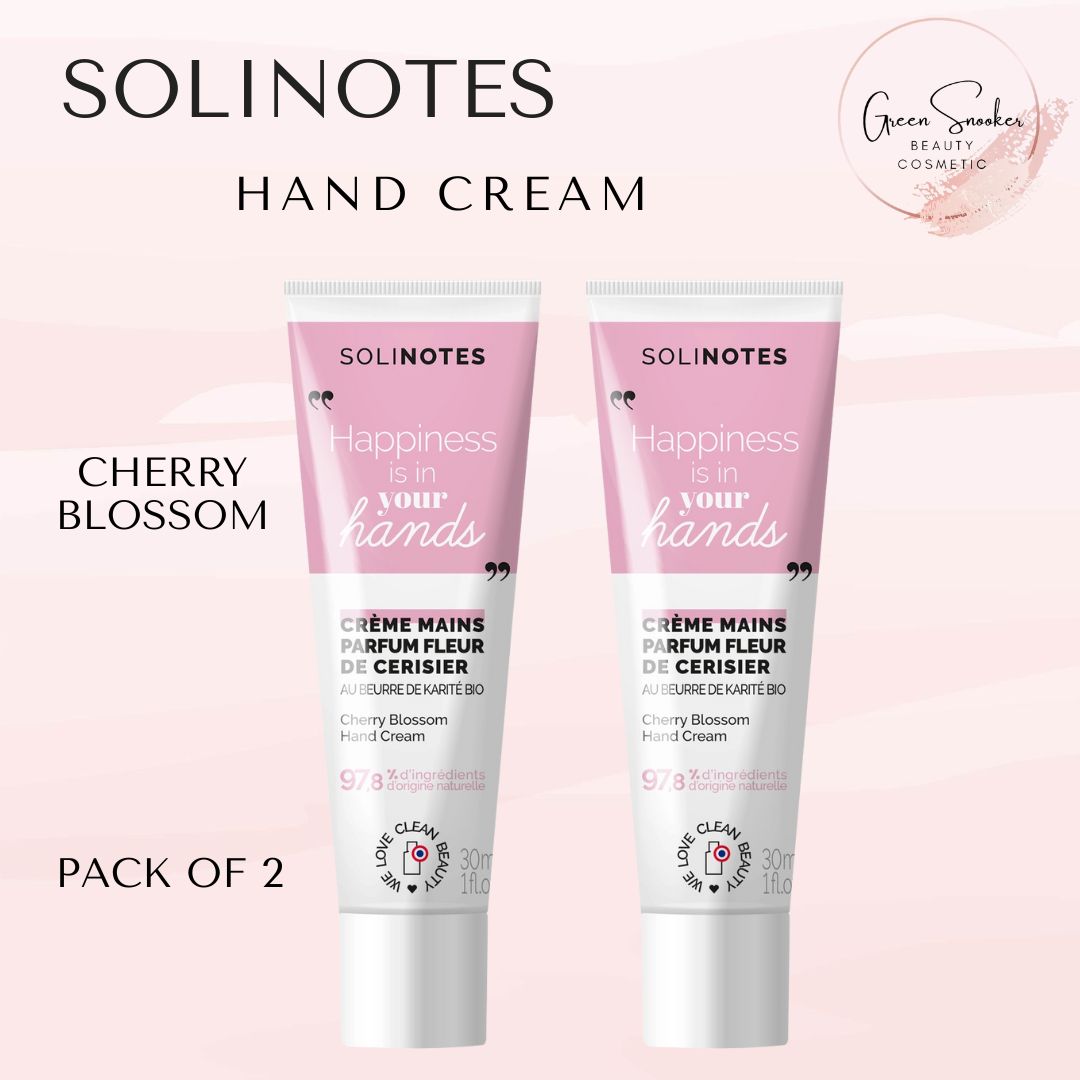Solinotes, Hand Cream 1 fl.oz. Vegan, Pack of 2
