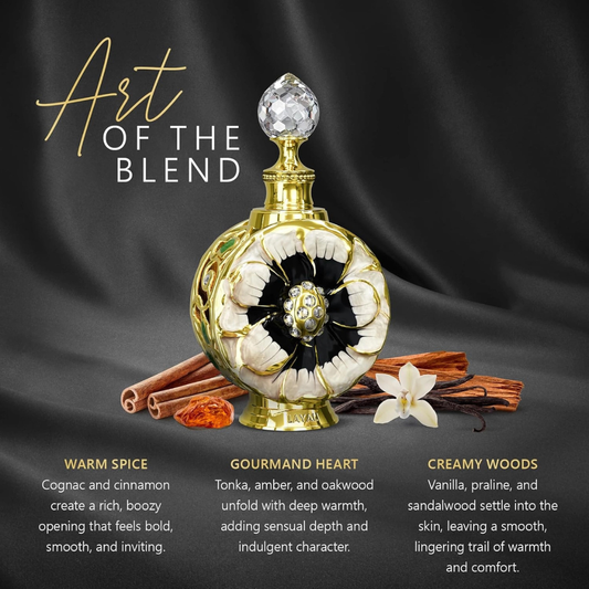 Swiss Arabian, Layali Noir Perfume Oil For Women 15ml
