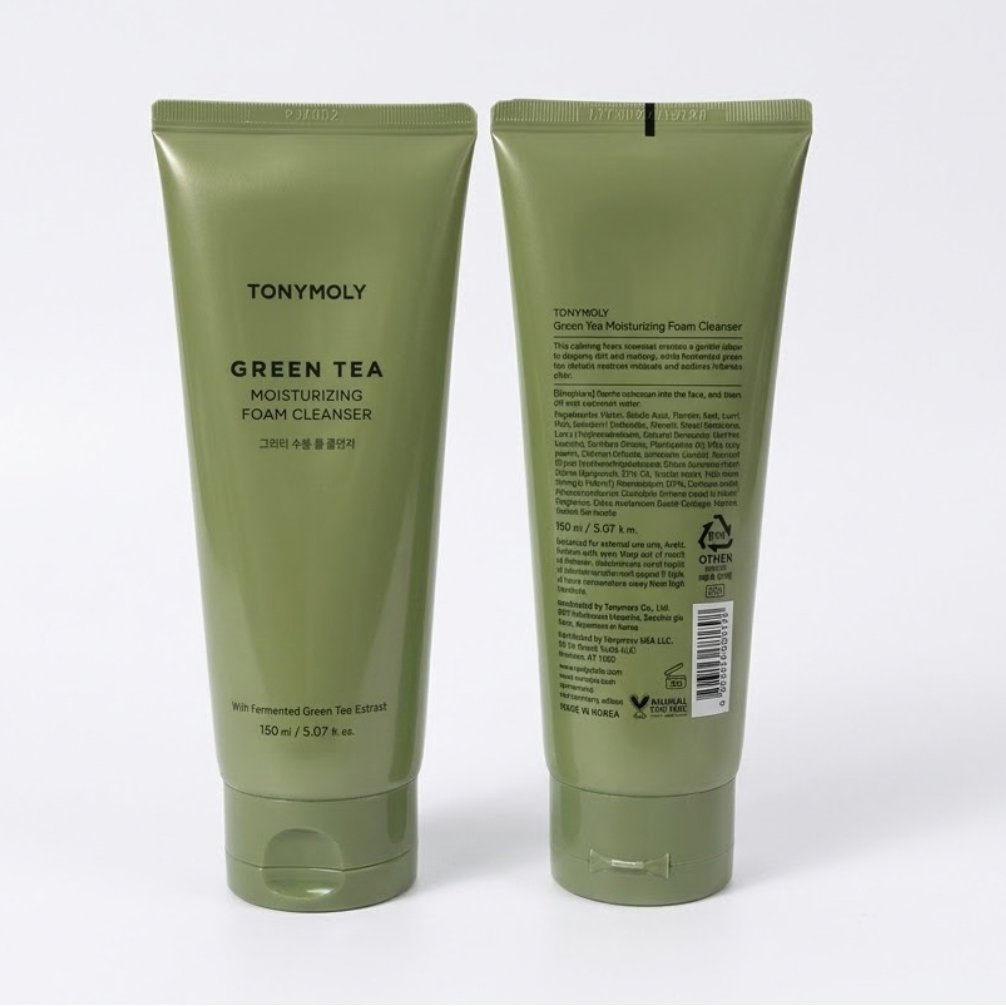 TONYMOLY, The Chok Chok Green Tea Foam Cleanser