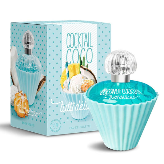 Tutti Délices, Coconut Cocktail, Cupcake Perfume  1.7 Fl.oz, Made in France