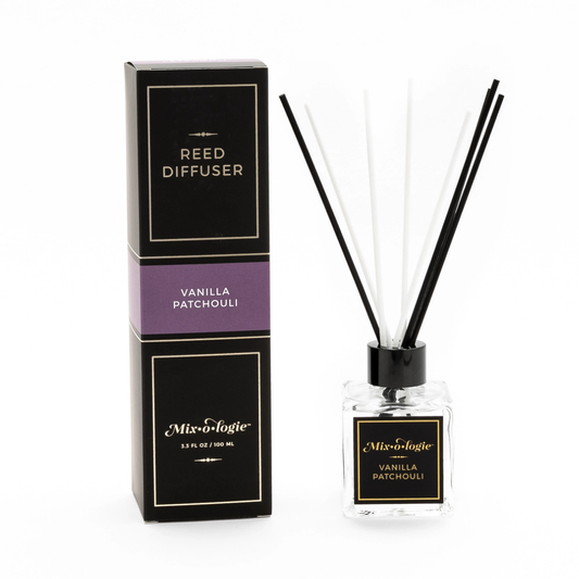 Mixologie, Vanilla Patchouli, Reed Diffuser, 3.3 fl.oz/100ml