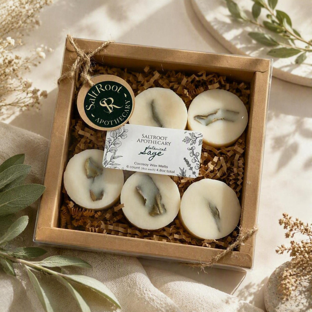 Saltroot Apothecary, Botanical Wax Melt Rounds