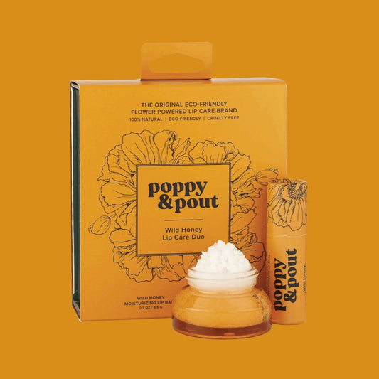 Poppy & Pout, Lip Care Duo, Wild Honey