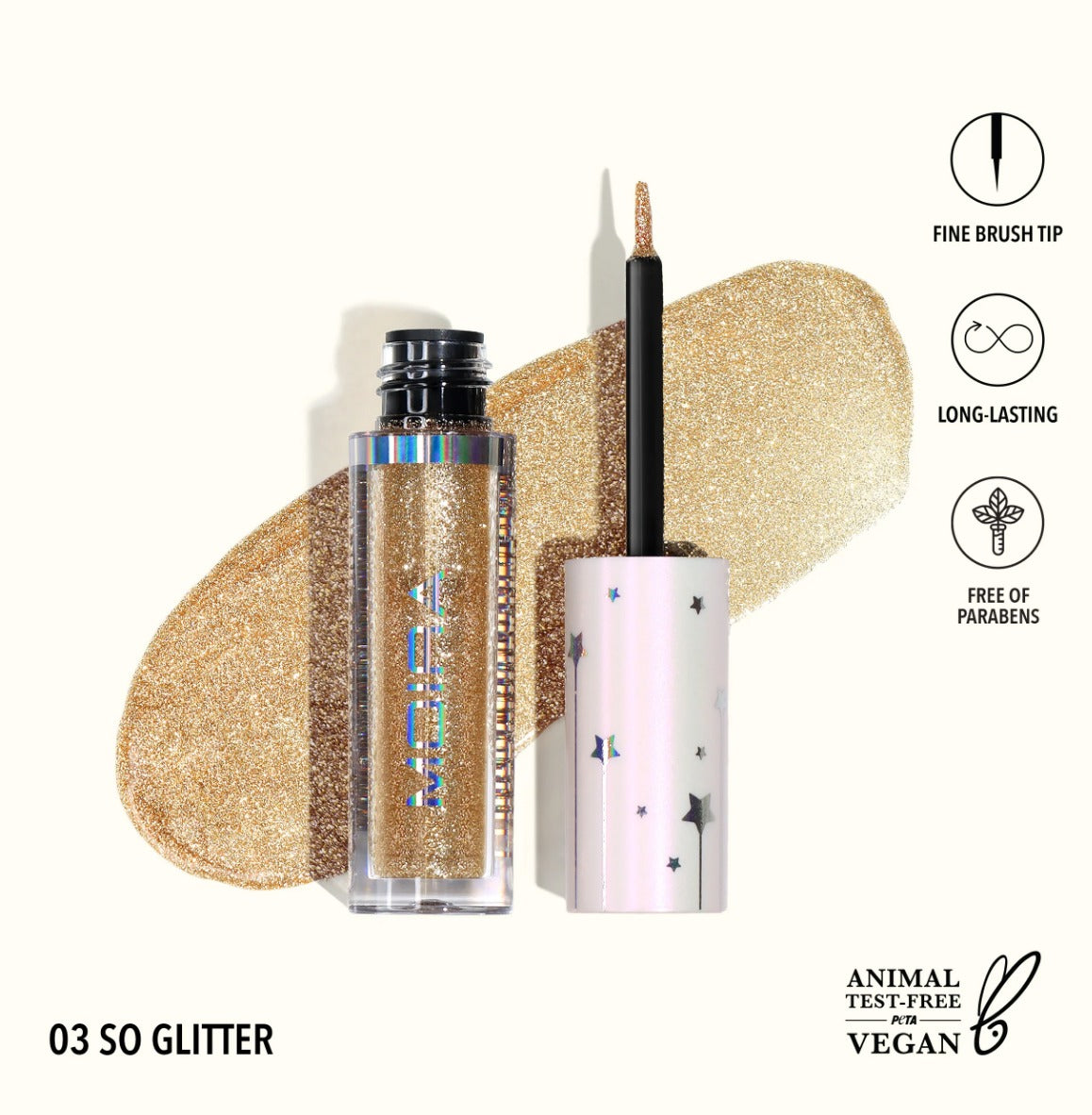 Moira, Glitter Glitter Liner, 14 Colors