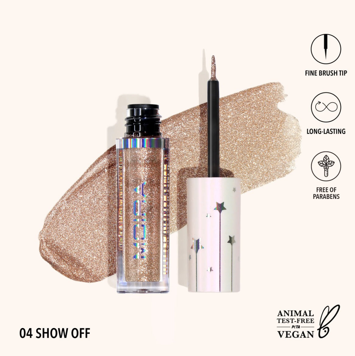 Moira, Glitter Glitter Liner, 14 Colors