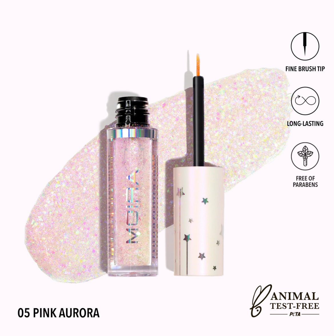 Moira, Glitter Glitter Liner, 14 Colors