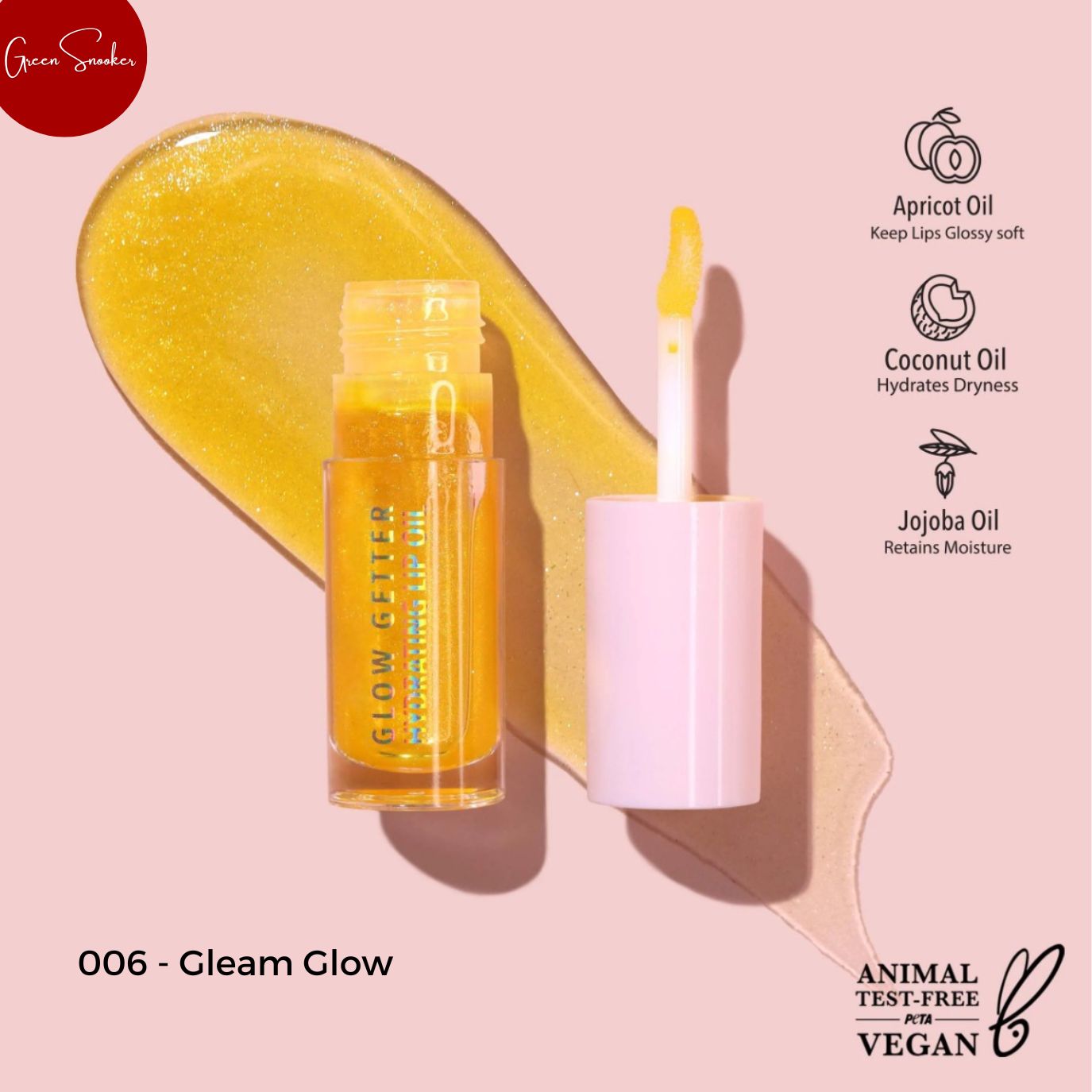 Moira, Glow Getter Hydrating Lip Oil, Vegan, 16 Colors