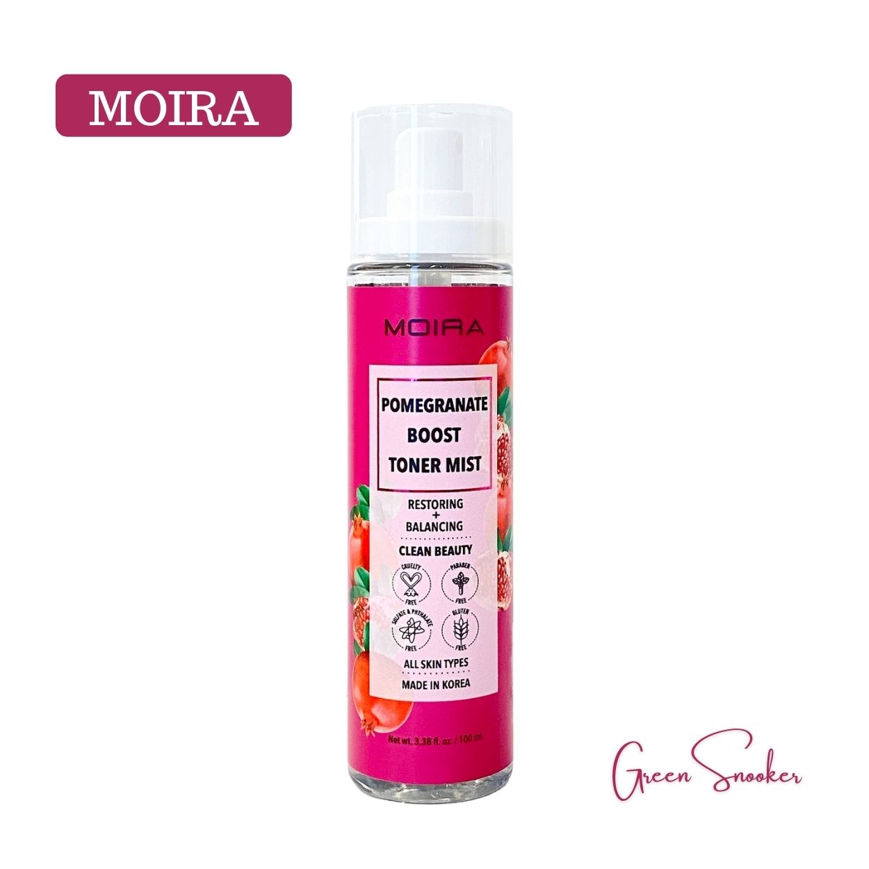 Moira, Boost Toner Mist, Korean Cosmetics