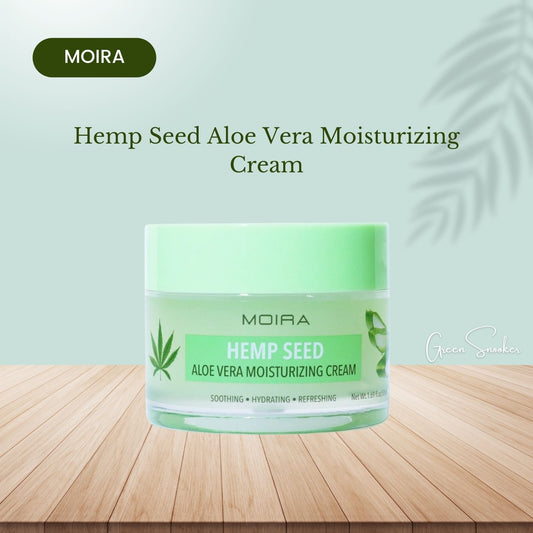 Moira, Hemp Seed Aloe Vera Moisturizing Cream, Made in Korea