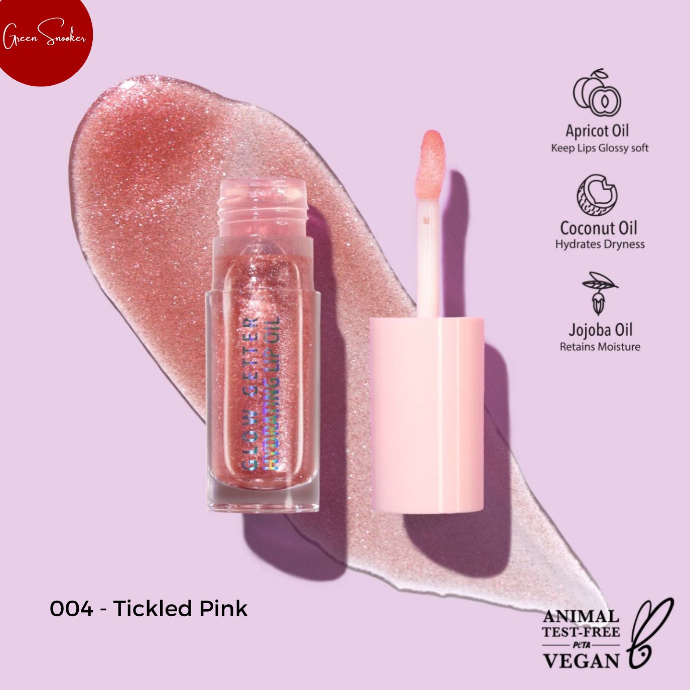 Moira, Glow Getter Hydrating Lip Oil, Vegan, 16 Colors