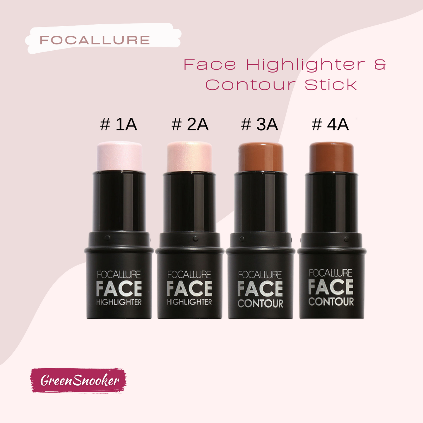 FOCALLURE, Face Highlighter & Contour Stick