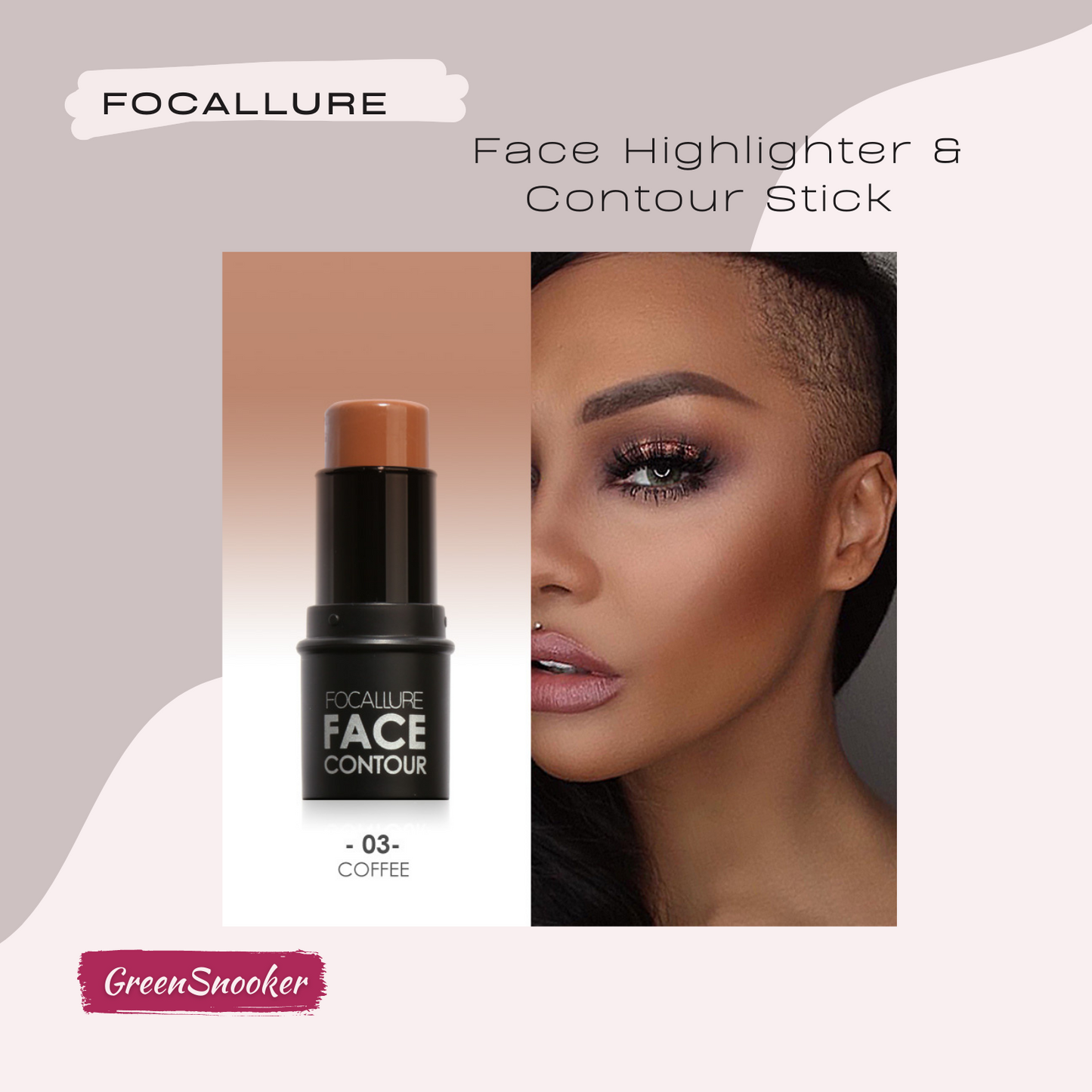 FOCALLURE, Face Highlighter & Contour Stick