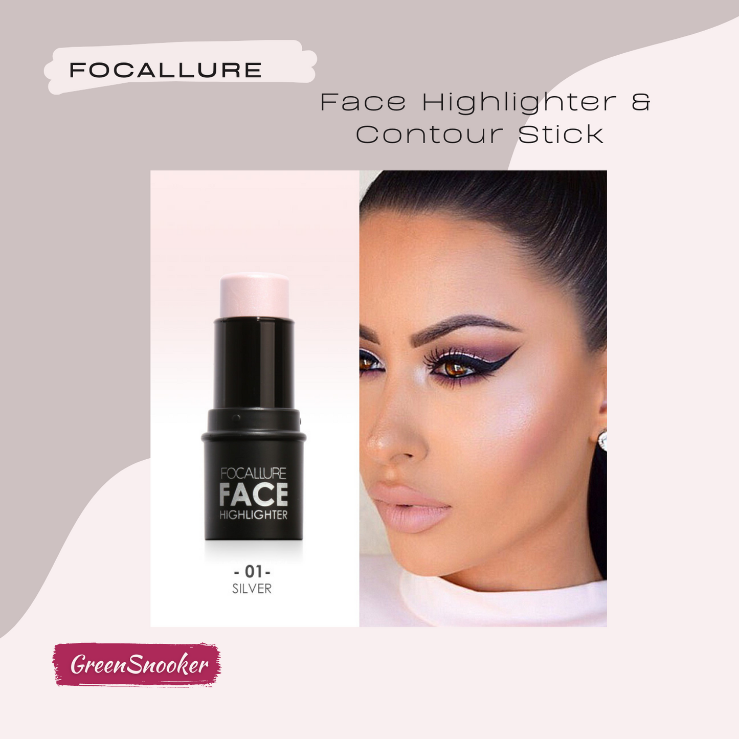 FOCALLURE, Face Highlighter & Contour Stick