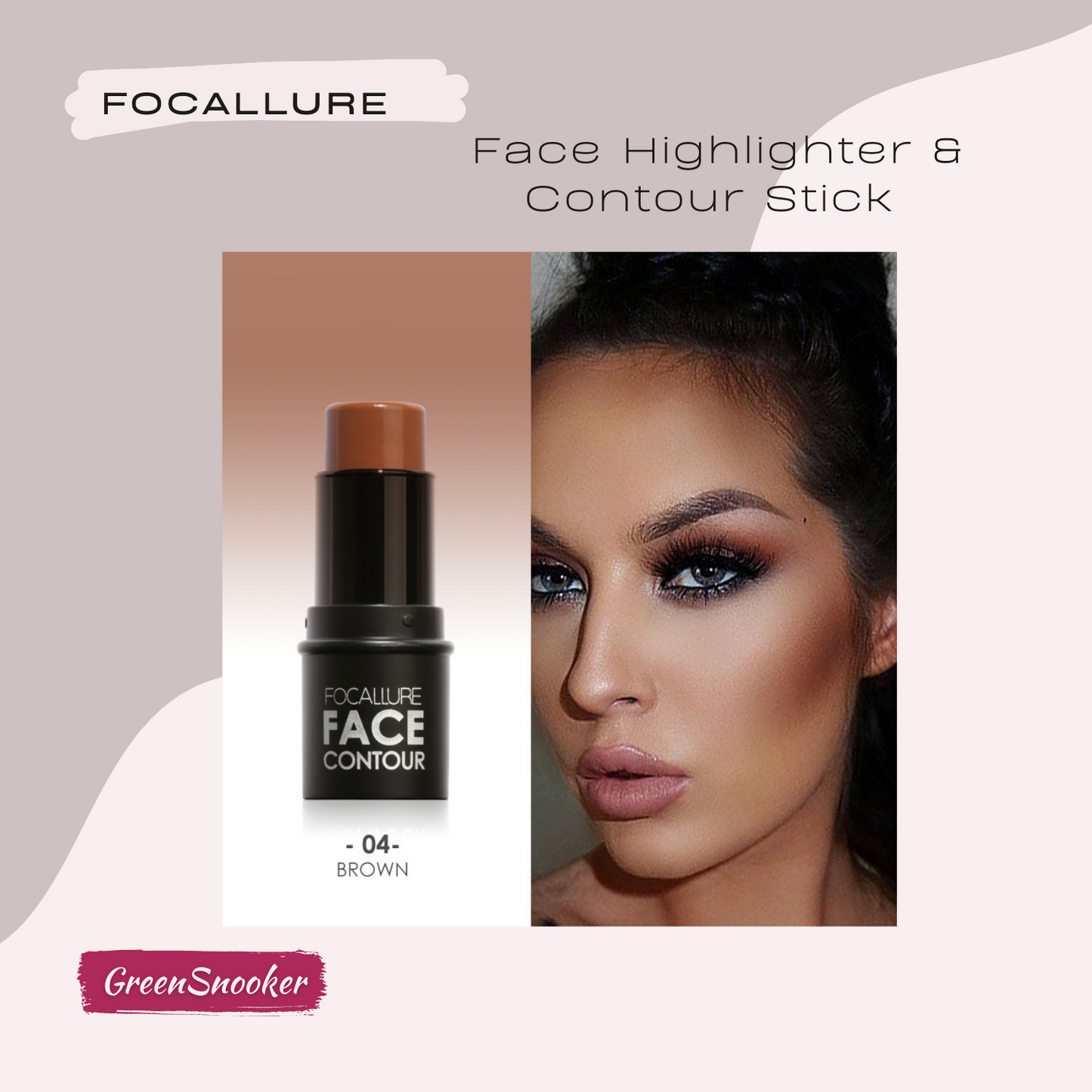 FOCALLURE, Face Highlighter & Contour Stick