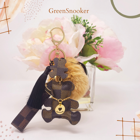 Keychain, Creative Bear & Tassel Keychain, Bag Pendant