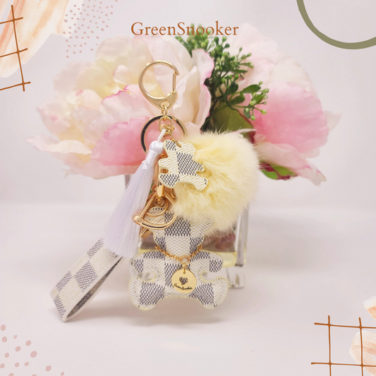 Keychain, Creative Bear & Tassel Keychain, Bag Pendant