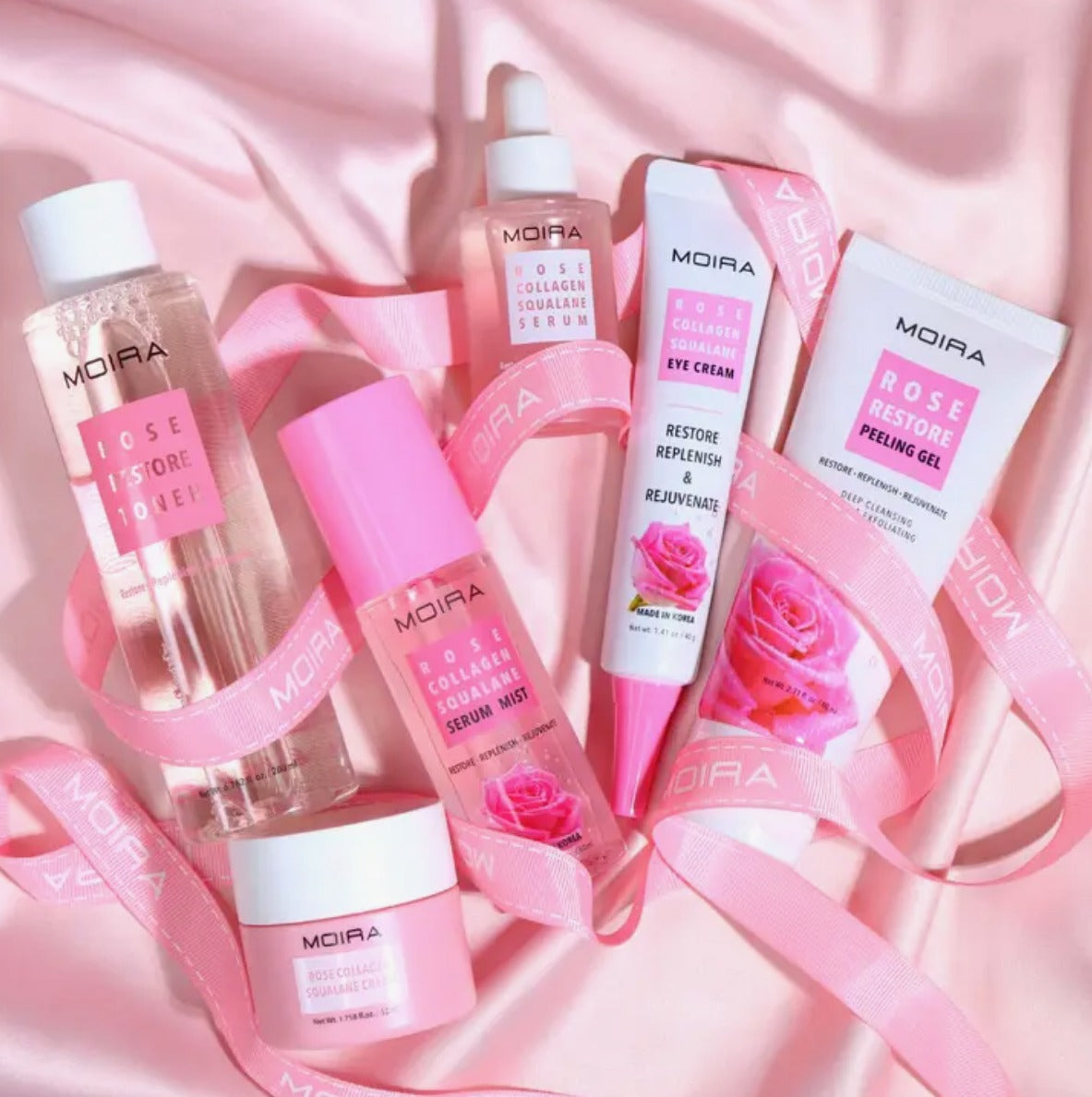 Moira, Rose Collagen Squalane Serum, Made in Korea